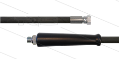 HD-slang zwart 5/16&quot; - 2SC - 20m - 3/8&quot;bu x 3/8&quot;W - 1x KBS - 400 Bar