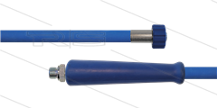 HD-slang blauw 5/16&quot; - 2SC - 20m - 3/8&quot;bu x M22x1,5 W vlak - 1x KBS - 400 Bar