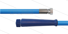 HD-slang blauw 3/8" - 2SC glad - HyWasher - 20m - 3/8"W x M22x1,5 W conisch - 1x KBS - 400 Bar