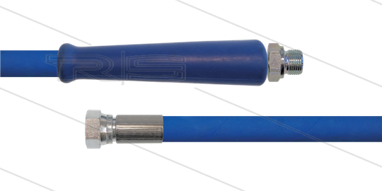 HD-slang blauw 1/2&quot; - 2SC - 35m - 1/2&quot;bu x 1/2&quot;W - 1x KBS - 400 Bar