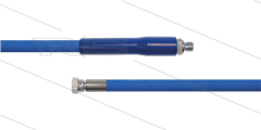 HD-slang blauw 1/4&quot; - 2SC - 30m - 3/8&quot;bu x 3/8&quot;W - 1x KBS - 400 Bar