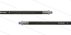HD-slang zwart 3/8&quot; - 2SCX - Forever - 25m - 2x 3/8&quot;bu - geen KBS - 400 Bar