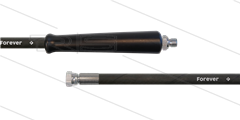 HD-slang zwart 3/8&quot; - 2SCX - Forever - 20m - 3/8&quot;bu x 3/8&quot;W - 1x KBS - 400 Bar
