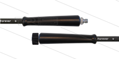HD-slang zwart 1/2&quot; - 1SCX - Forever - 10m - 3/8&quot;bu x M22x1,5 W vlak - 2x KBS - 170 Bar