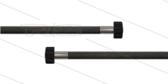 HD-slang zwart 5/16&quot; - 2SN - 30m - 2x M22x1,5 W conisch - zonder KBS - 400 Bar