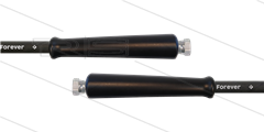HD-slang zwart 3/8&quot; - 2SCX - Forever - 40m - 2x 3/8&quot; W RVS - 2x KBS - 400 Bar