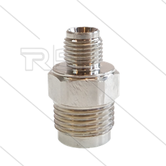 1/2&quot; - snelkoppeling nippel - messing - 250 Bar - Ø11mm - max 150°C - Viton O-ring - 1/4&quot; bu