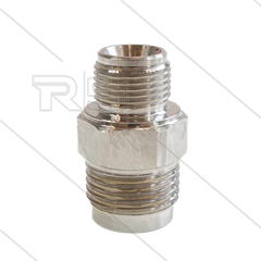 1/2&quot; - snelkoppeling nippel - messing - 250 Bar - Ø11mm - max 150°C - Viton O-ring - 3/8&quot; bu