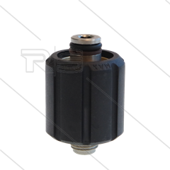ST44 - Swivel + lager - messing - 400 Bar - Ø14mm - max 150°C - M22x1,5 wartel x 1/4" bu