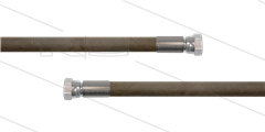 HD-Slang grijs 3/8&quot; - 2SC - 50m - 2x 3/8&quot;W RVS - geen KBS - 400 Bar