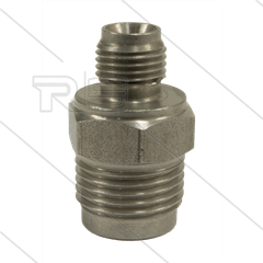 1/2&quot; - snelkoppeling nippel - RVS - 250 Bar - Ø11mm - max 150°C - Viton O-ring - 1/4&quot; bu
