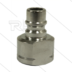 Snap-Tite - nippel - RVS (gehard) - 552 Bar - 3/8&quot; bi