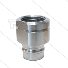 Snap-Tite - nippel - RVS - 276 Bar - 1" bi