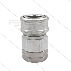 Snap-Tite - koppeling - met klep - staal - 276 Bar - 1/2" bi