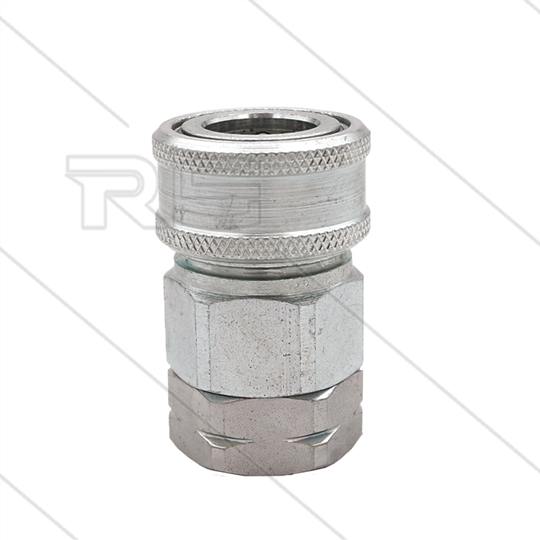 Snap-Tite - koppeling - met klep - staal - 276 Bar - 1/2" bi