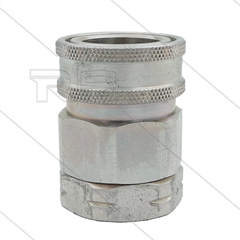 Snap-Tite - koppeling - met klep - staal - 138 Bar - 1" bi