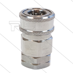 Snap-Tite - koppeling - met klep - RVS - 138 Bar - 1&quot; bi