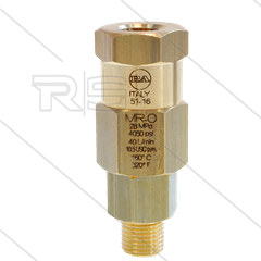 MR-O - Swivel - messing - 250 Bar - 40 l/min - max 90°C - 30 tpm - 1/4&quot; bi x 1/4&quot; bu
