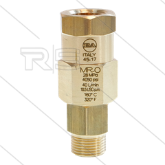 MR-O - Swivel - messing - 250 Bar - 40 l/min - max 90°C - 30 tpm - 3/8&quot; bi x 3/8&quot; bu