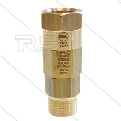 MR-O - Swivel - messing - 250 Bar - 40 l/min - max 90°C - 30 tpm - 1/2&quot; bi x 1/2&quot; bu