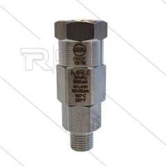 MR-I - Swivel - RVS - 350 Bar - 40 l/min - max 90°C - 30 tpm - 1/4&quot; bi x 1/4&quot; bu - BSPT