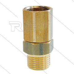 SW5 - Swivel - messing - kort -  200 Bar - 160 l/min - max 90°C - 30 tpm - 1/2&quot; bi x 1/2&quot; bu