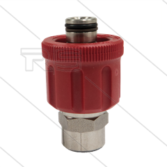 AR9 - M24x1.5 - wartel - RVS - 600 Bar - Ø15mm - max 160°C - 3/8" bi