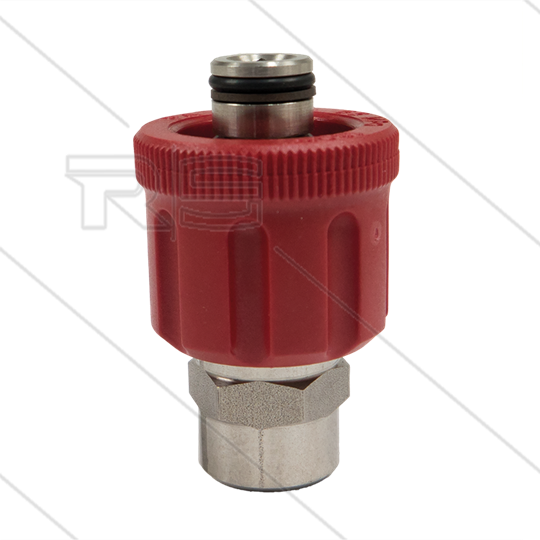 AR9 - M24x1.5 - wartel - RVS - 600 Bar - Ø15mm - max 160°C - 3/8" bi