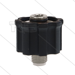 AR5 - M22x1,5 - wartel - RVS - 250 Bar - Ø14mm - draaibaar onder druk - max 160°C - 1/4&quot; bu