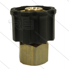 AR1 - M22x1,5 - wartel - messing - 250 Bar - Ø15mm - max 160°C - 3/8&quot; bi