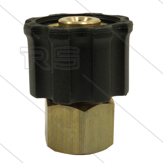 AR1 - M22x1,5 - wartel - messing - 250 Bar - Ø15mm - max 160°C - 3/8&quot; bi