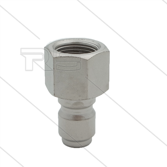 ARS250 - nippel - staal - 250 Bar - Ø14,9mm - max 90°C - 3/8" bi