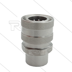 RP3100 - koppeling - RVS - 250 Bar - max 150°C - 3/8" bi