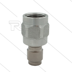 RP3100 - nippel - RVS - 250 Bar - Ø17,8mm - max 150°C - 1/2" bi