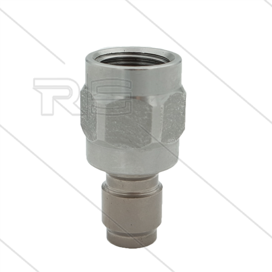 RP3100 - nippel - RVS - 250 Bar - Ø17,8mm - max 150°C - 1/2" bi