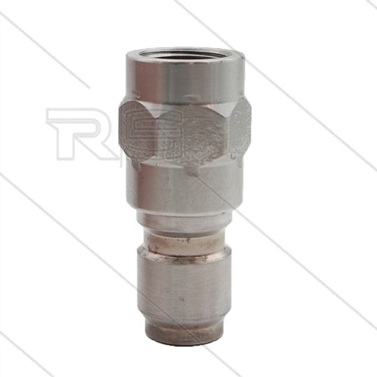 RP3100 - nippel - RVS - 250 Bar - Ø17,8mm - max 150°C - 3/8" bi