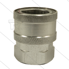 RSS250 - koppeling - RVS - 250 Bar - Ø19,9mm - max 90°C - passend op Nilfisk-Alto - 3/8&quot; bi