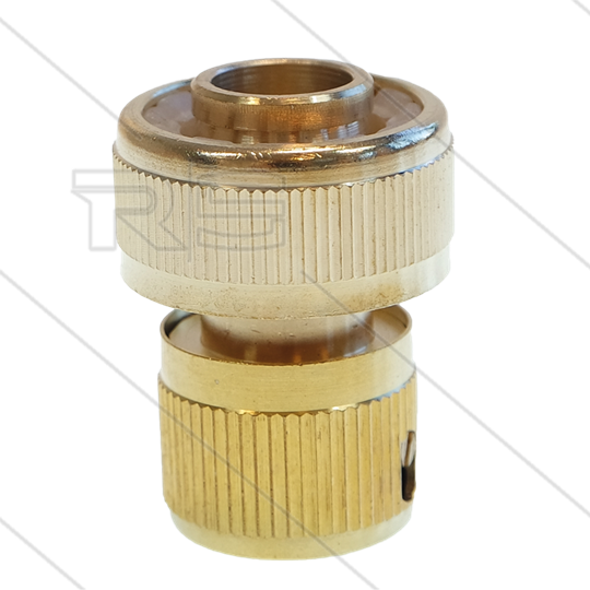 Snelkoppeling - LD - messing - slangaansluiting - 16 / 19 mm