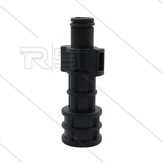Bajonetnippel 1/4" bi - kunststof - passend op Bosch + Eurom + Black & Decker