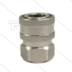 RP-Click - snelkoppeling - RVS - 250 Bar - Ø12,9mm - max 200°C - passend op Snap-Tite - 3/8&quot; bi