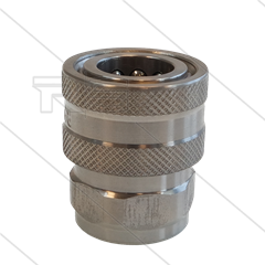 RP-Click - snelkoppeling - RVS - 250 Bar - Ø15,9mm - max 200°C - passend op Snap-Tite - 1/2&quot; bi