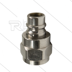 RP-Click - nippel - RVS (gehard) - 250 Bar - Ø12,9mm - max 200°C - passend op Snap-Tite - 3/8&quot; bi