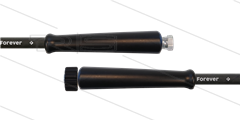 HD-slang zwart 3/8&quot; - 2SCX - Forever - 60m - 1/2&quot;W x M22x1,5 W vlak - 1x KBS - 400 Bar