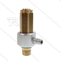 S284 - veiligheidsventiel - 50 tot 340 Bar - 7 tot 41 l/m - max 85°C - In: 3/8&quot; bu - Bypass: Ø10mm