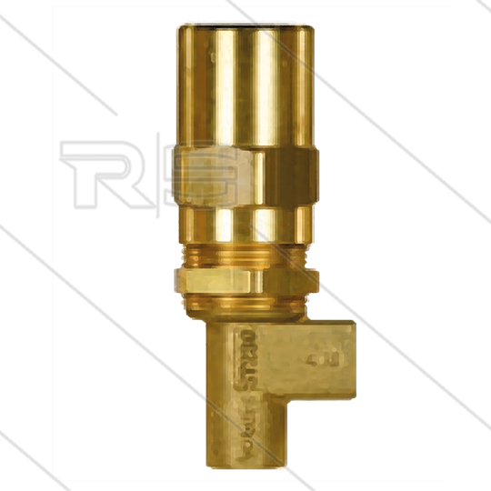 ST230 - veiligheidsventiel - 80 tot 250 Bar - 30 l/min - max 95°C - In: 1/4&quot; bi - Bypass: 1/4&quot; bi