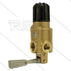 TIMAX - drukregelaar - 60 Bar - 200 l/min - max 60°C - In: 3/4&quot; bi - Uit: 1/2&quot; bi - Bypass: 1&quot; bi