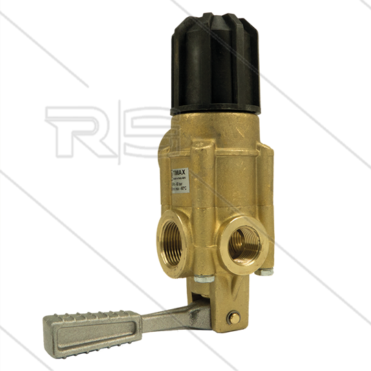 TIMAX - drukregelaar - 60 Bar - 200 l/min - max 60°C - In: 3/4&quot; bi - Uit: 1/2&quot; bi - Bypass: 1&quot; bi