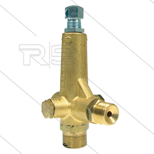 K3.0 - drukregelautomaat - 100 Bar - 8 tot 11 l/min - max 60°C - In: 3/8&quot; bi - Uit: 1/2&quot; bu
