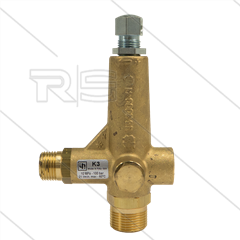 K3.2 - drukregelautomaat - 100 Bar - 16 tot 21 l/min - max 60°C - In: 3/8&quot; bi - Uit: 1/2&quot; bu