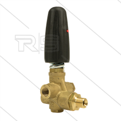 H284 - drukregelautomaat - 280 Bar - 8 tot 41 l/min - max 90°C - In: 3/8&quot; bi - Uit: 3/8&quot; bu